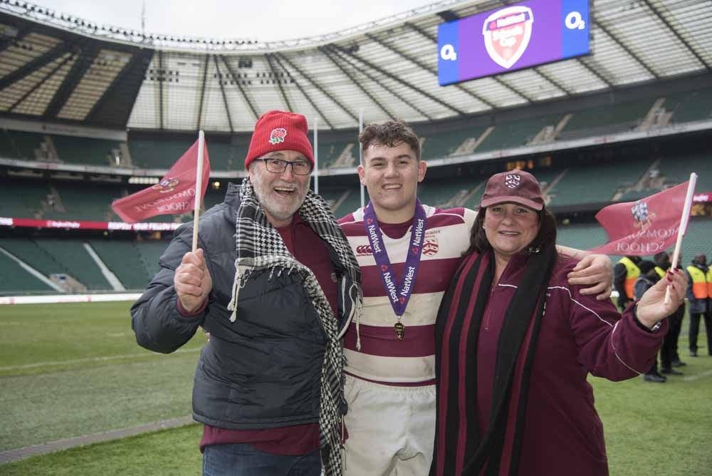 NatWest Schools Cup Final (won 18-10 against QEGS Wakefield